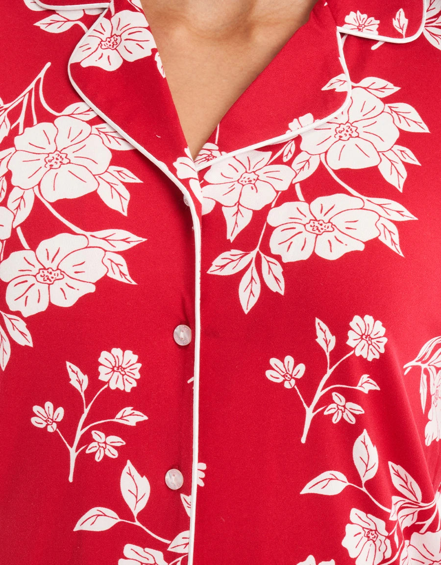 Floral Print Pajama Set