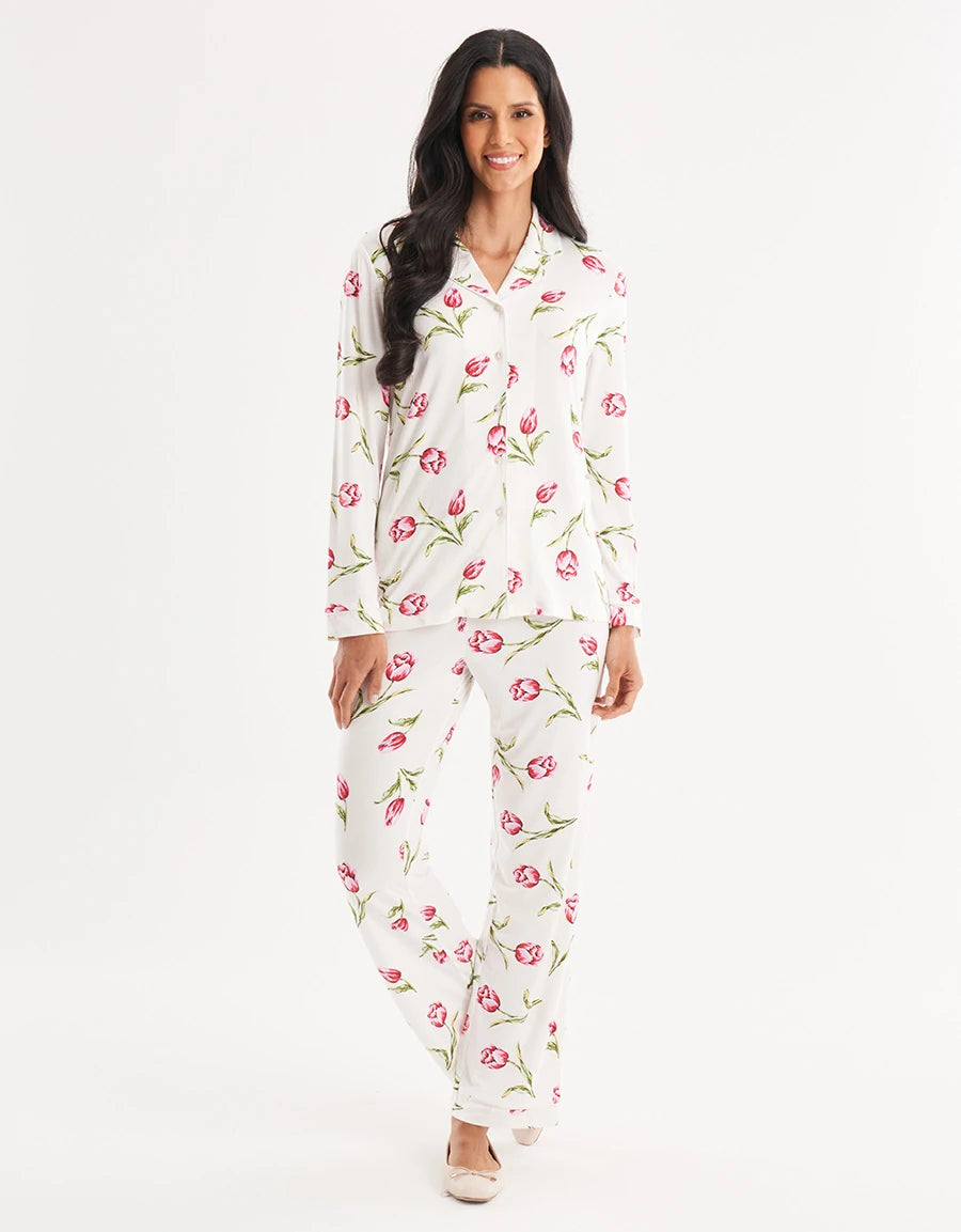 Floral Print Pajama Set