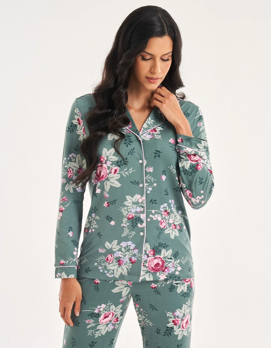 Floral Print Pajama Set