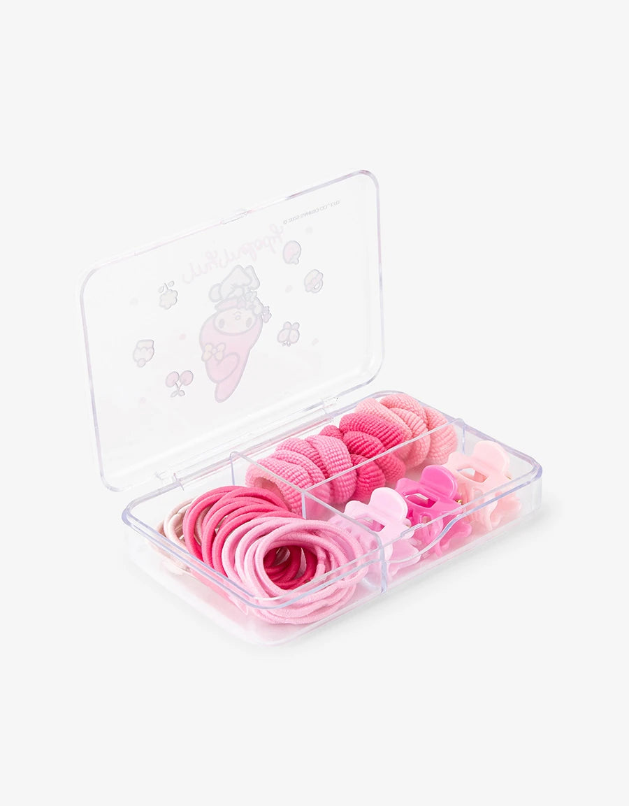 My Melody Hair Elastic & Claw Clip Set
