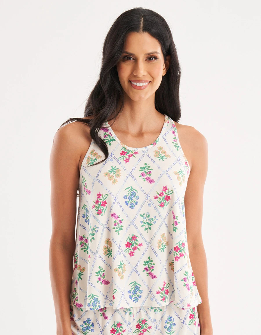 Floral Print Short Pajama Set