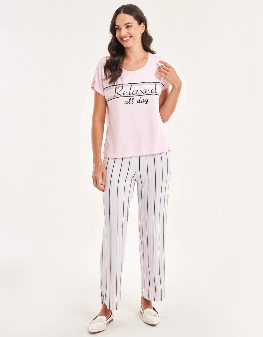 Striped Pajama Set