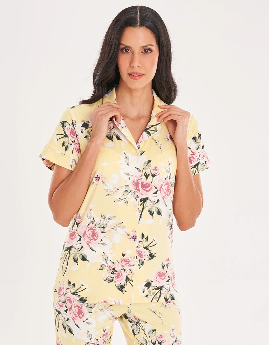 Floral Print Pajama Set