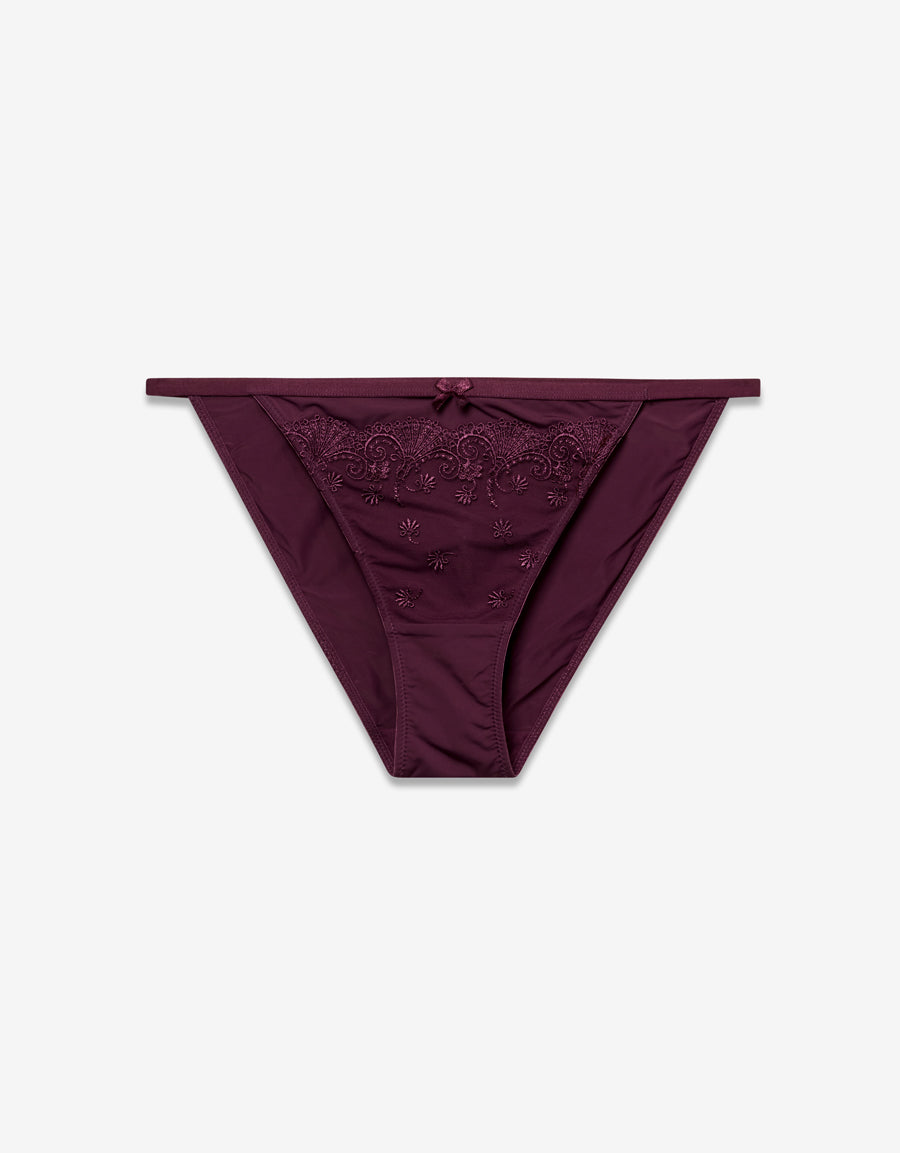 Tanga Panty in Dusky Purple