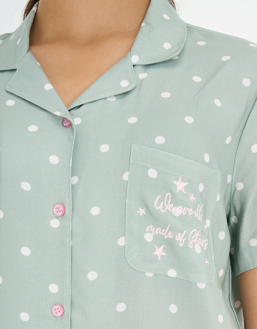 Short Sleeve Pajama Set