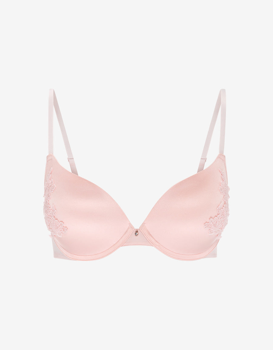 Sequin Embroidered Plunge Bra