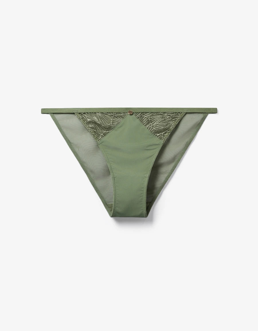Embroidered Tanga Panty