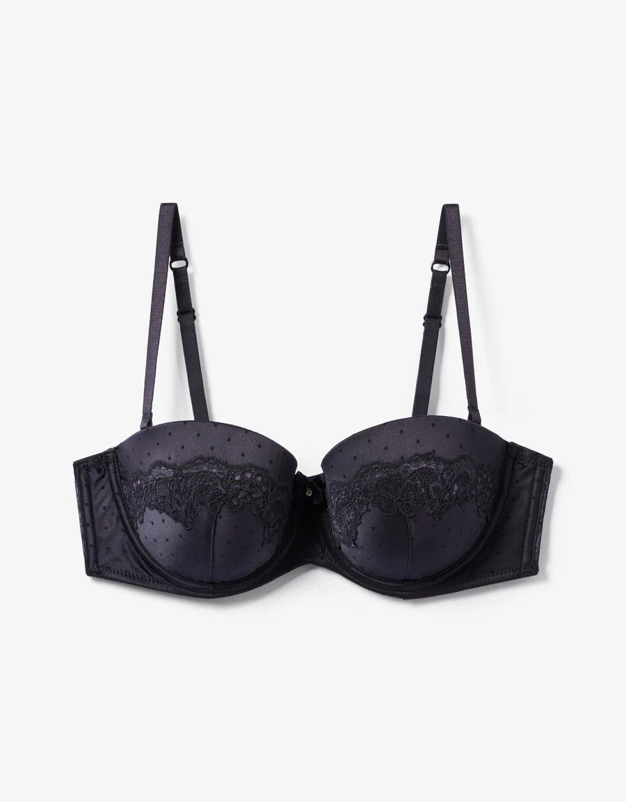 Lace-Trim Push-Up Multiway Bra