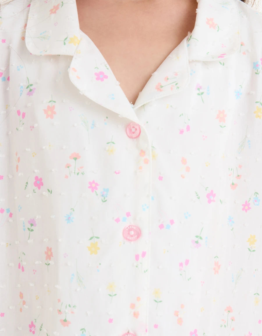 Floral Print Pajama Set