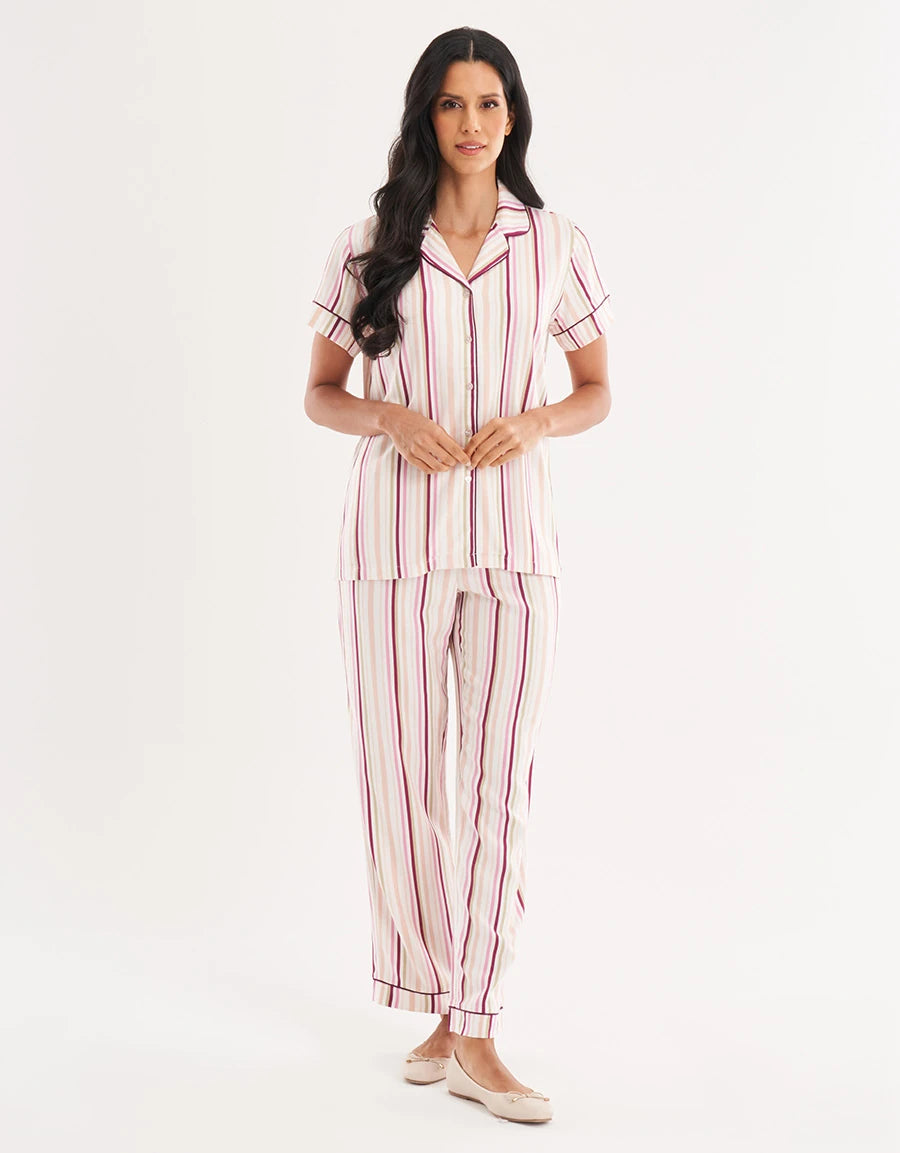 Striped Pajama Set
