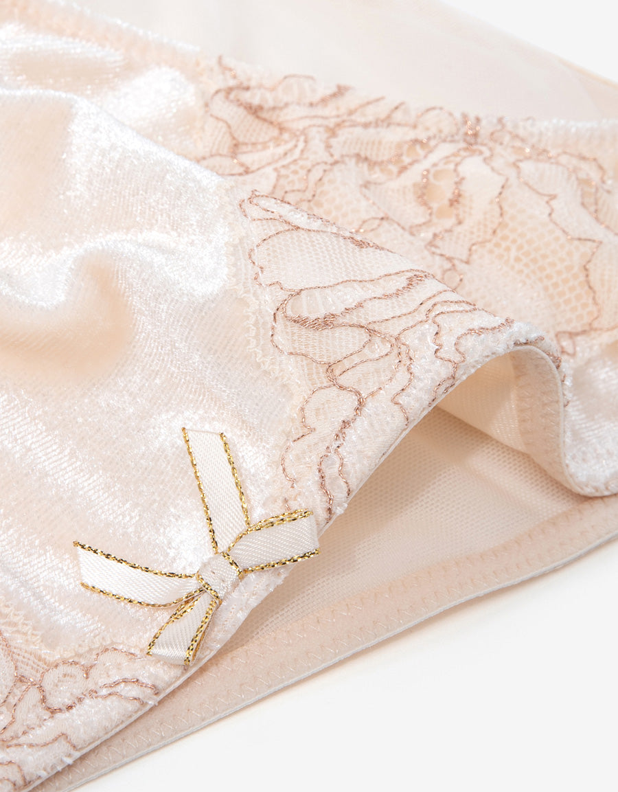 Lace-Trim Bridal Bikini Panty