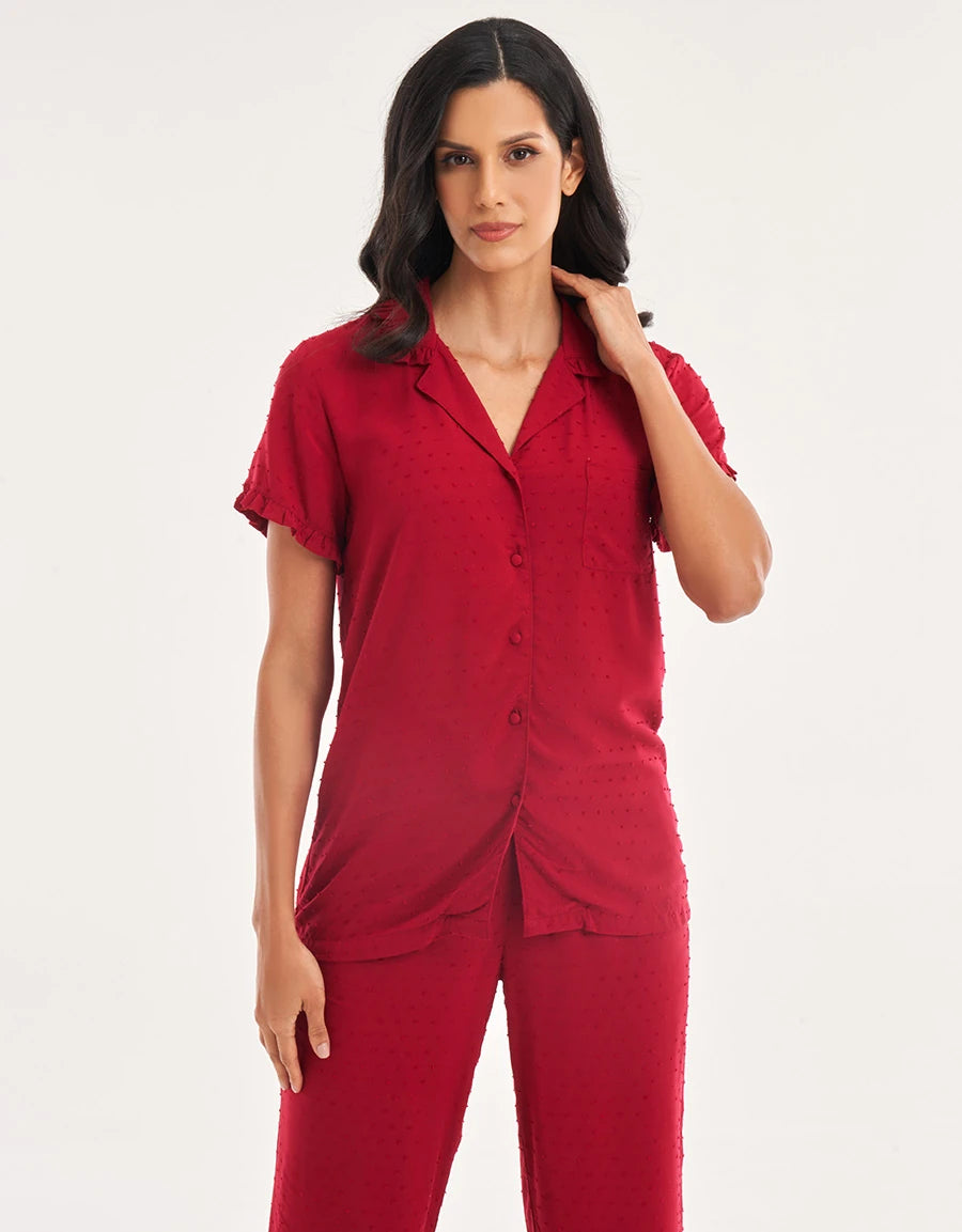 Dobby Pajama Set
