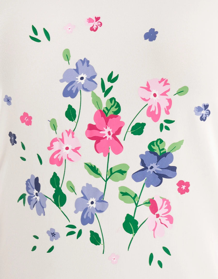Floral Print Pajama Set
