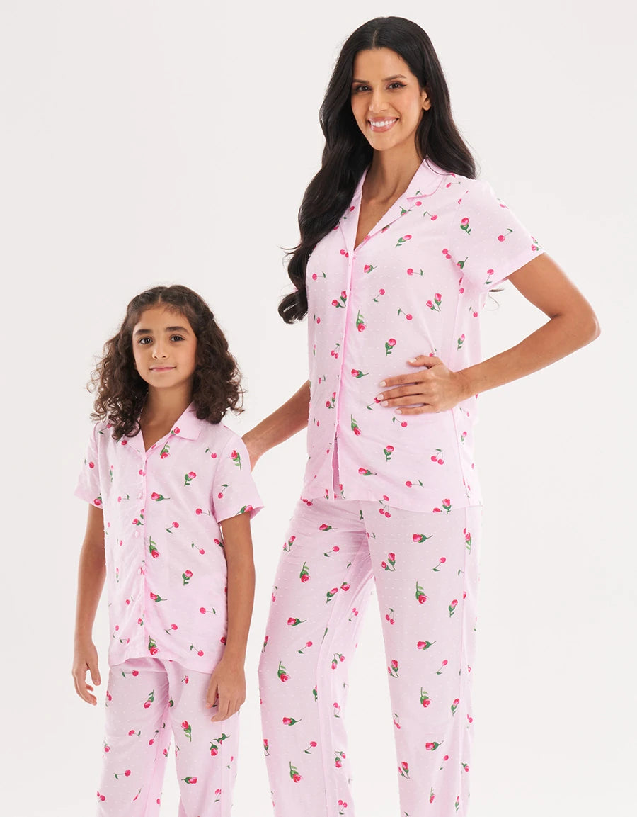 Floral Print Pajama Set