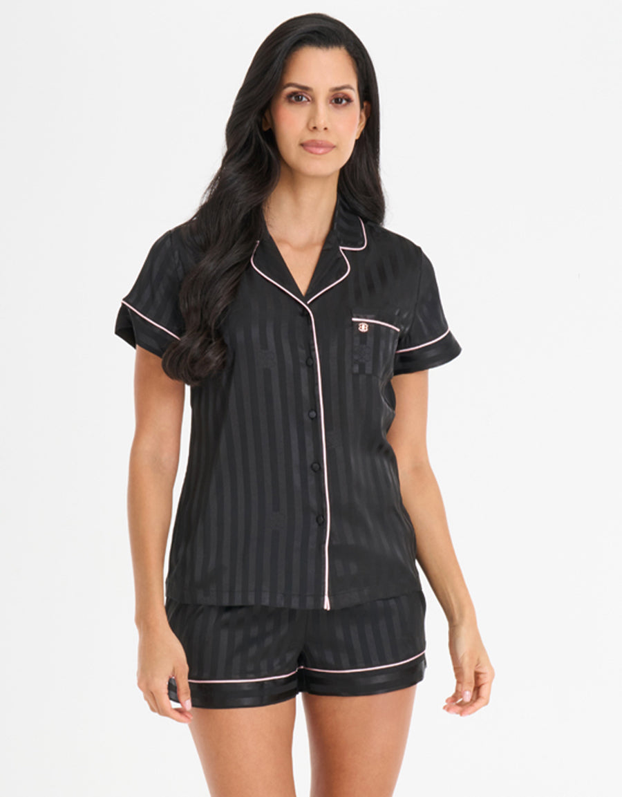 Signature Satin Shirt and Boxer Set