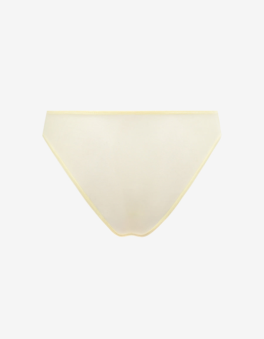 Mesh Microfiber Brazilian Panty