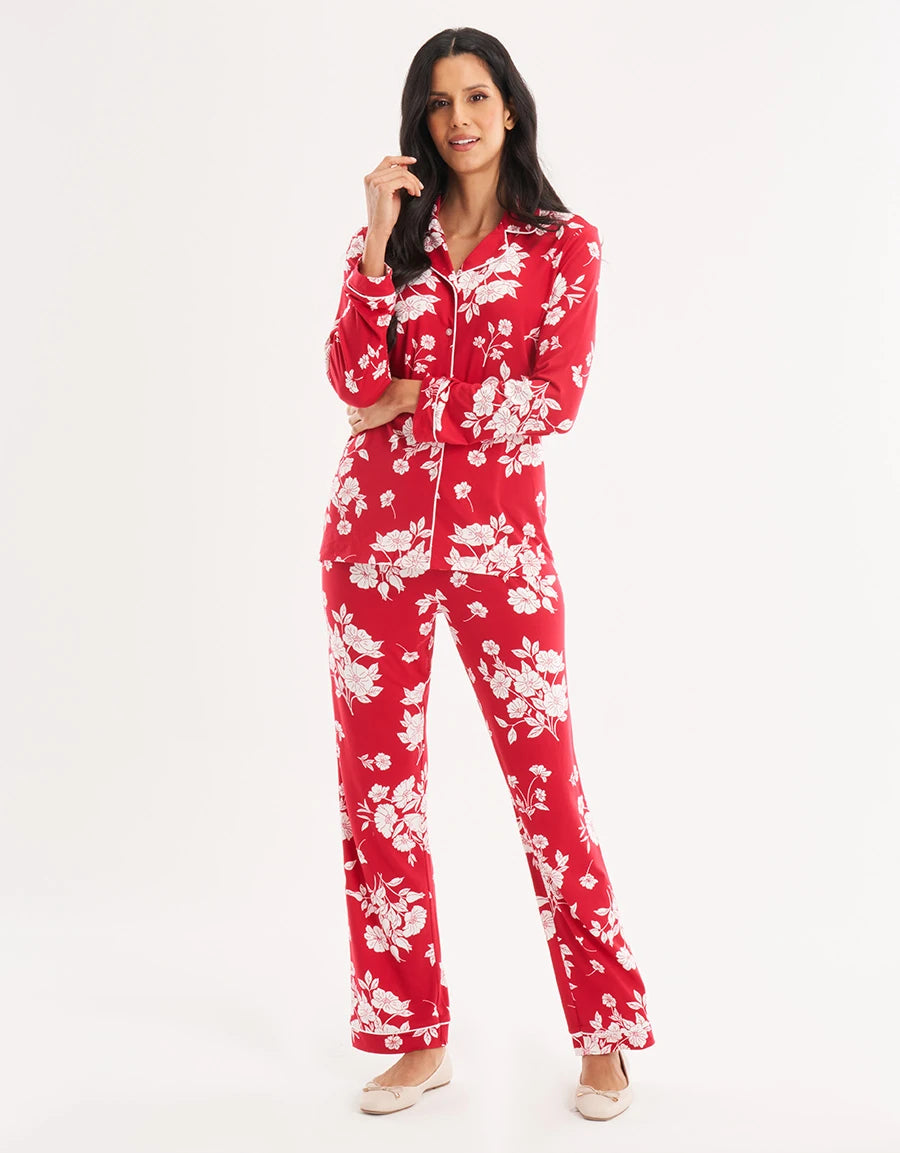 Floral Print Pajama Set
