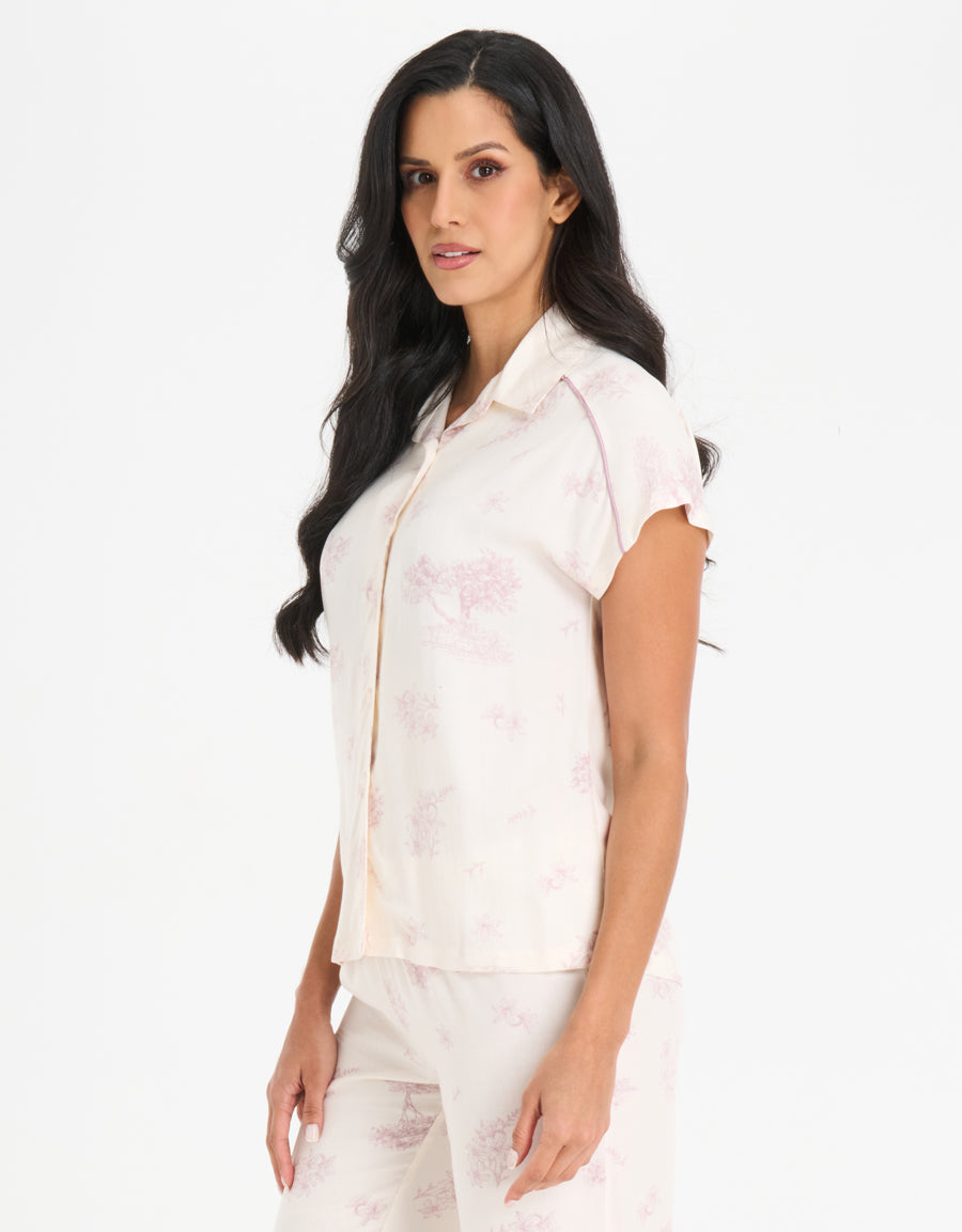 Floral Print Pajama Set