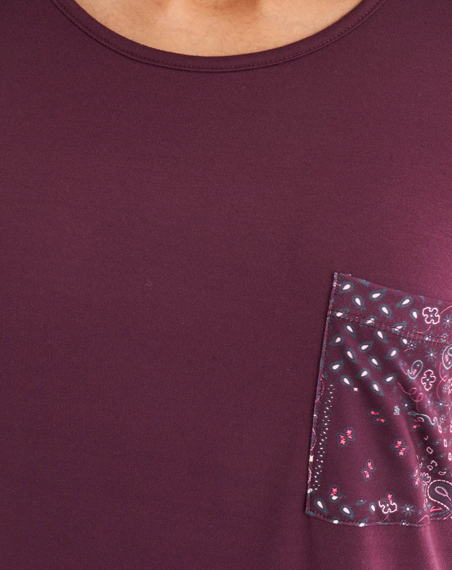 Paisley Print Pajama Set
