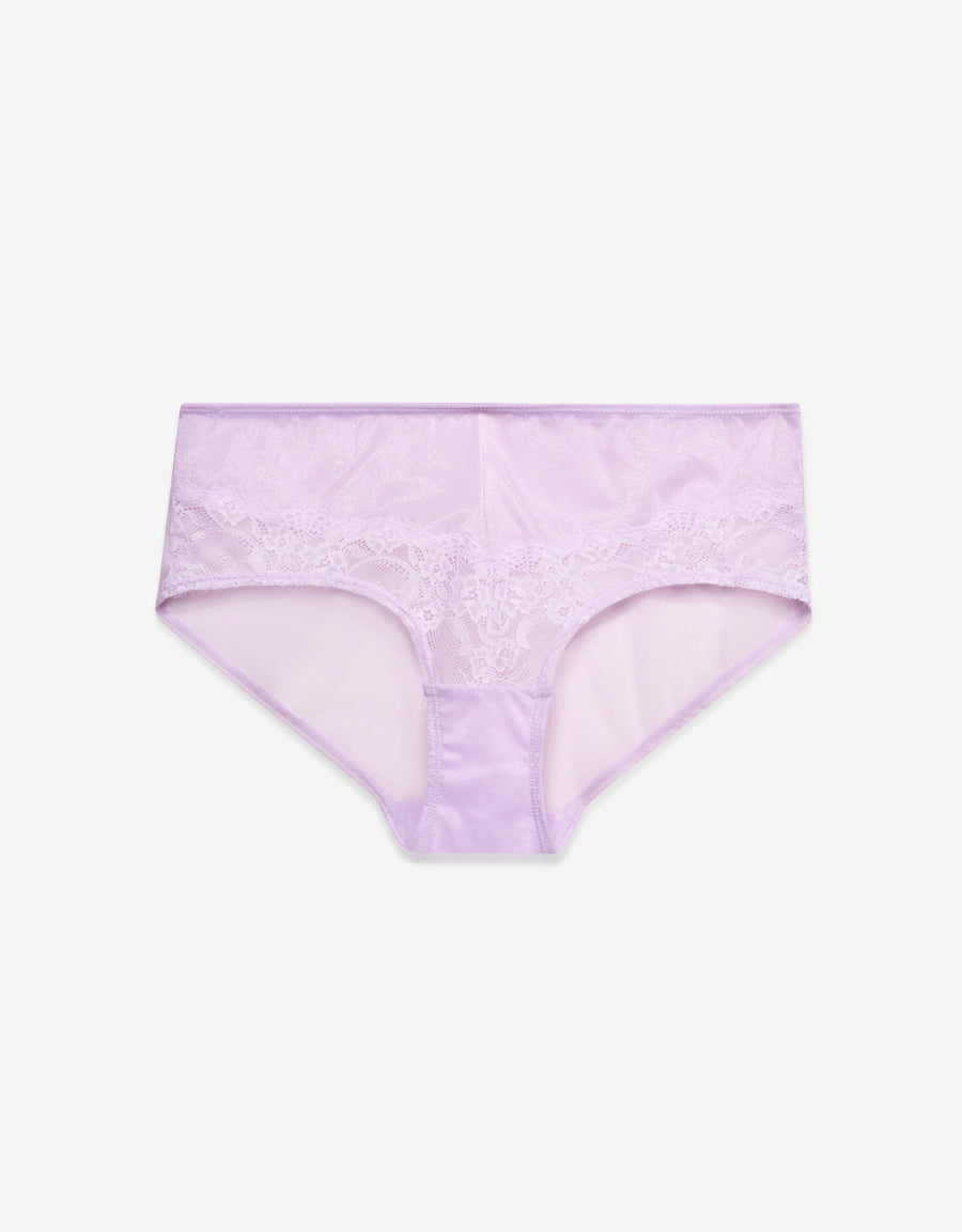 Lace Hipster Panty in Dusky Purple