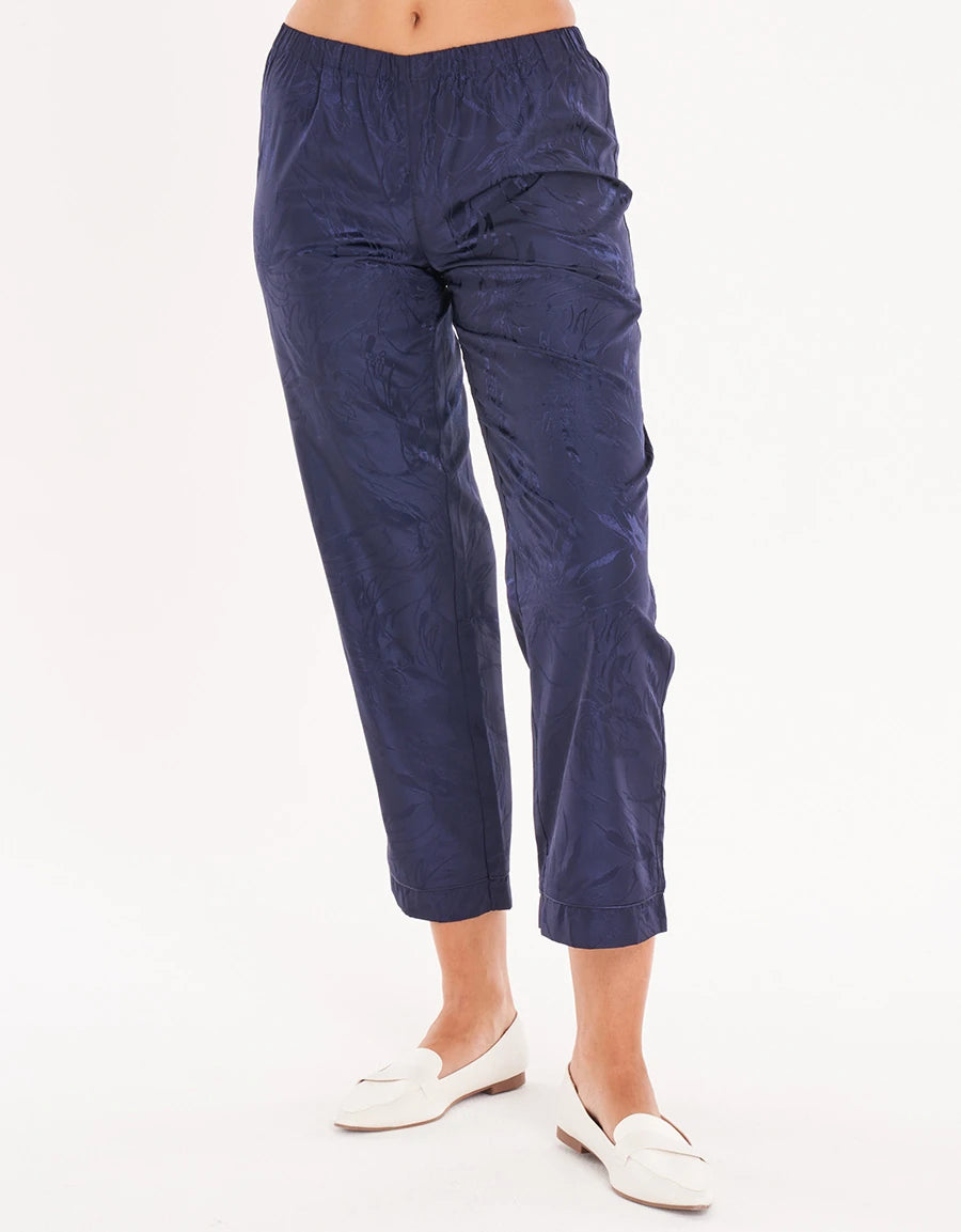 Jacquard Satin Pajama Set