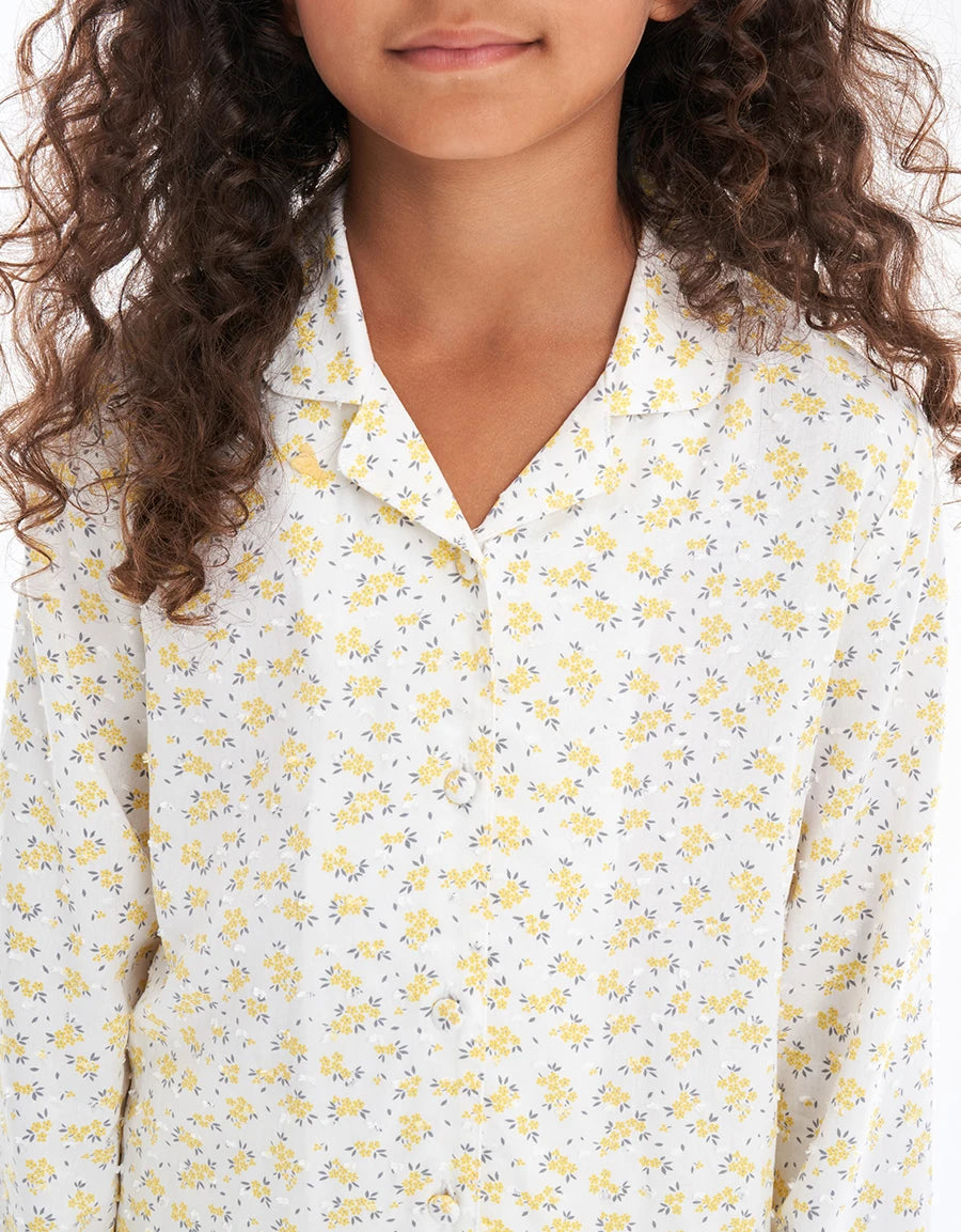 Floral Print Pajama Set