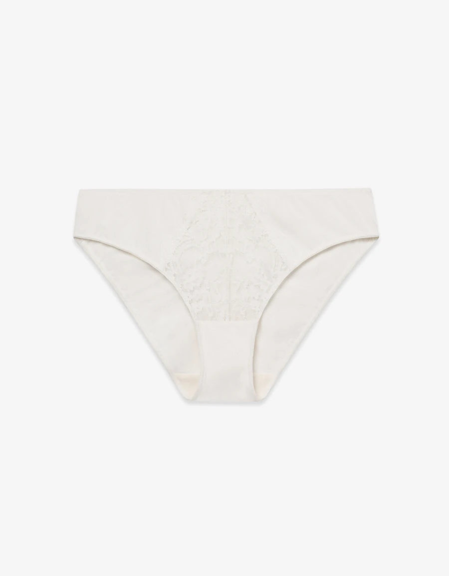 Lace-Trim Bikini Panty