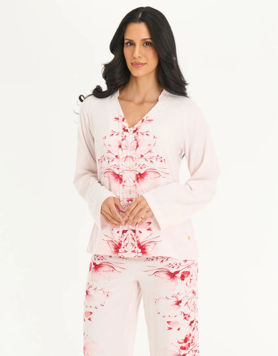 Floral Print Pajama Set