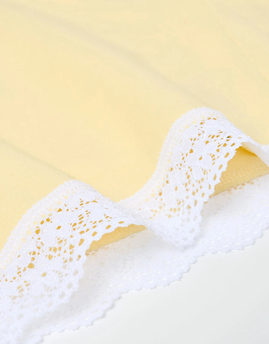 7-Pack Lace-Trim Cotton Hipster Panties