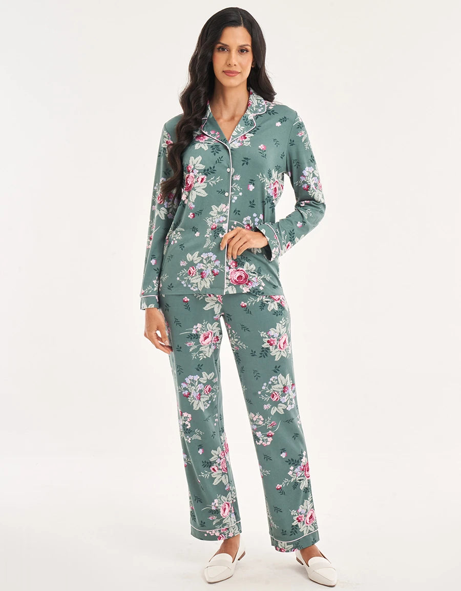 Floral Print Pajama Set