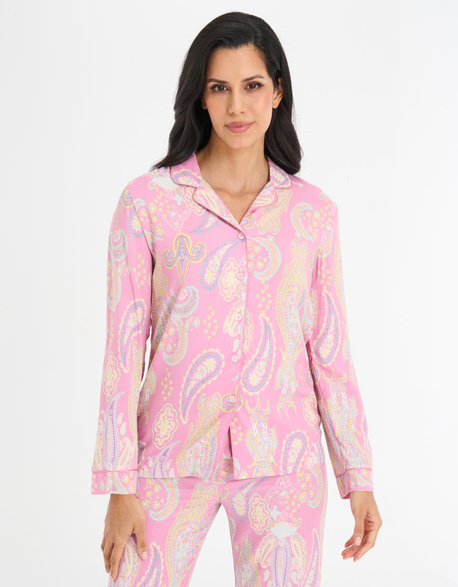 Paisley Print Pajama Set