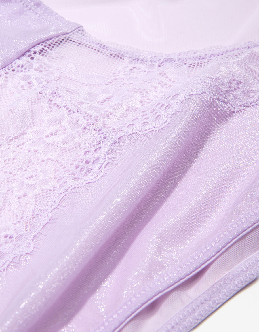 Lace Hipster Panty in Dusky Purple