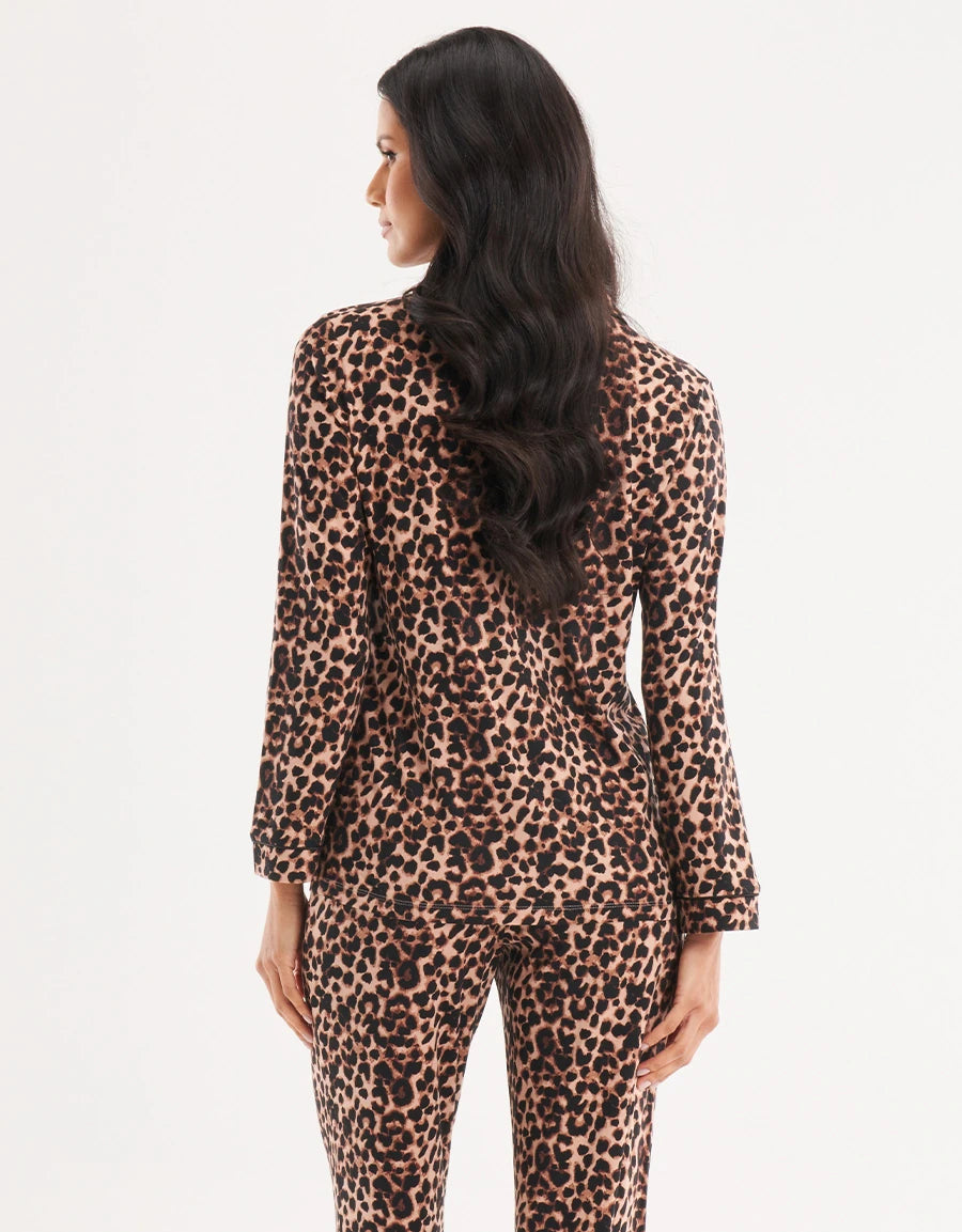 Leopard Print Pajama Set