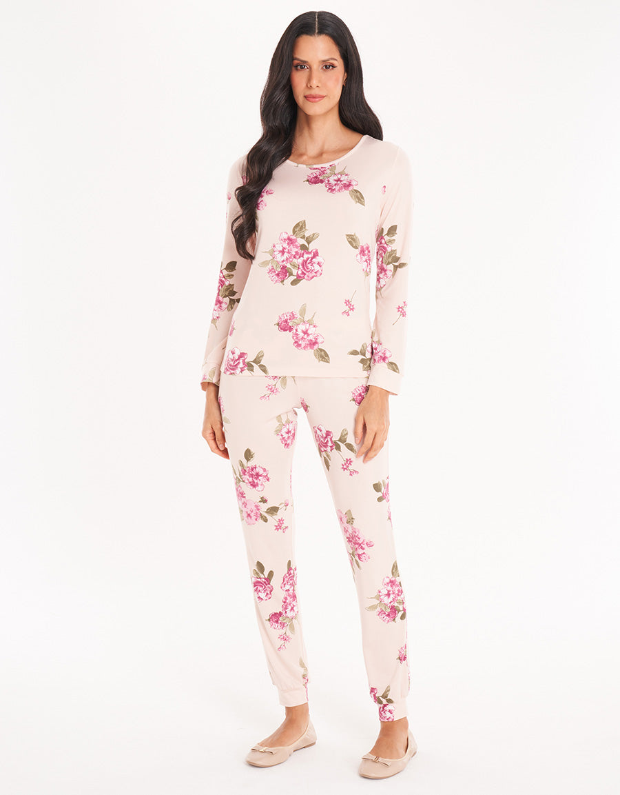 Long Floral Jogger Set