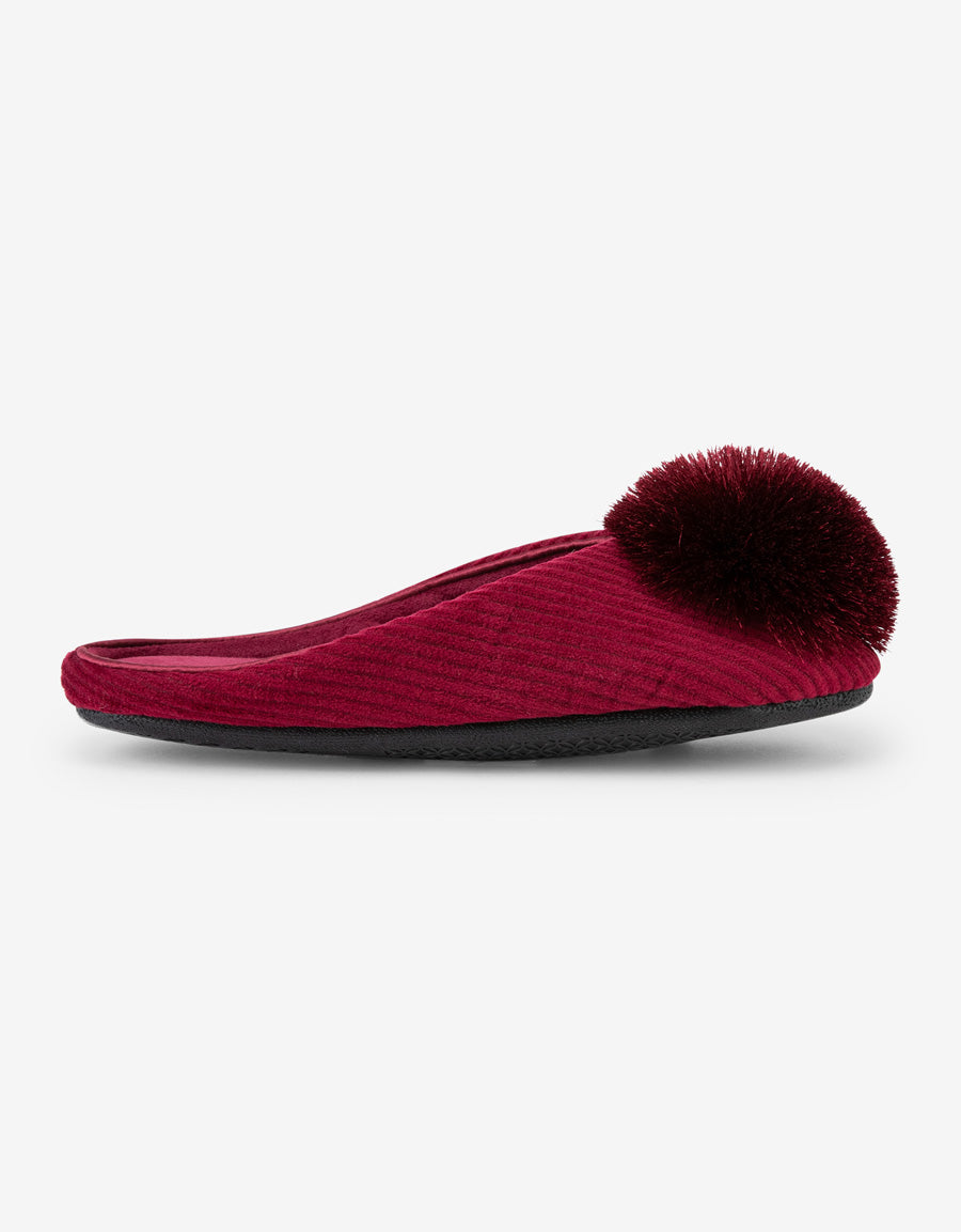 Plush Close Toe Slipper