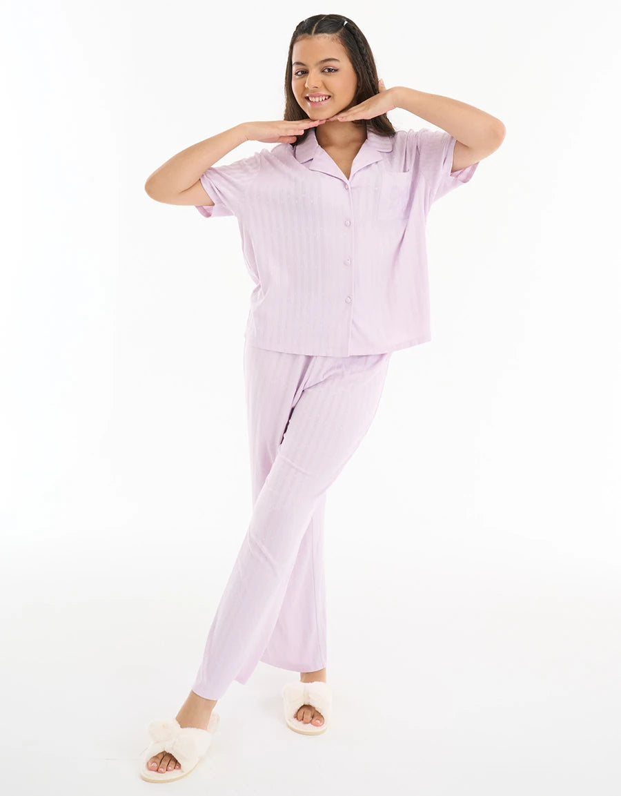 Pointelle Pajama Set