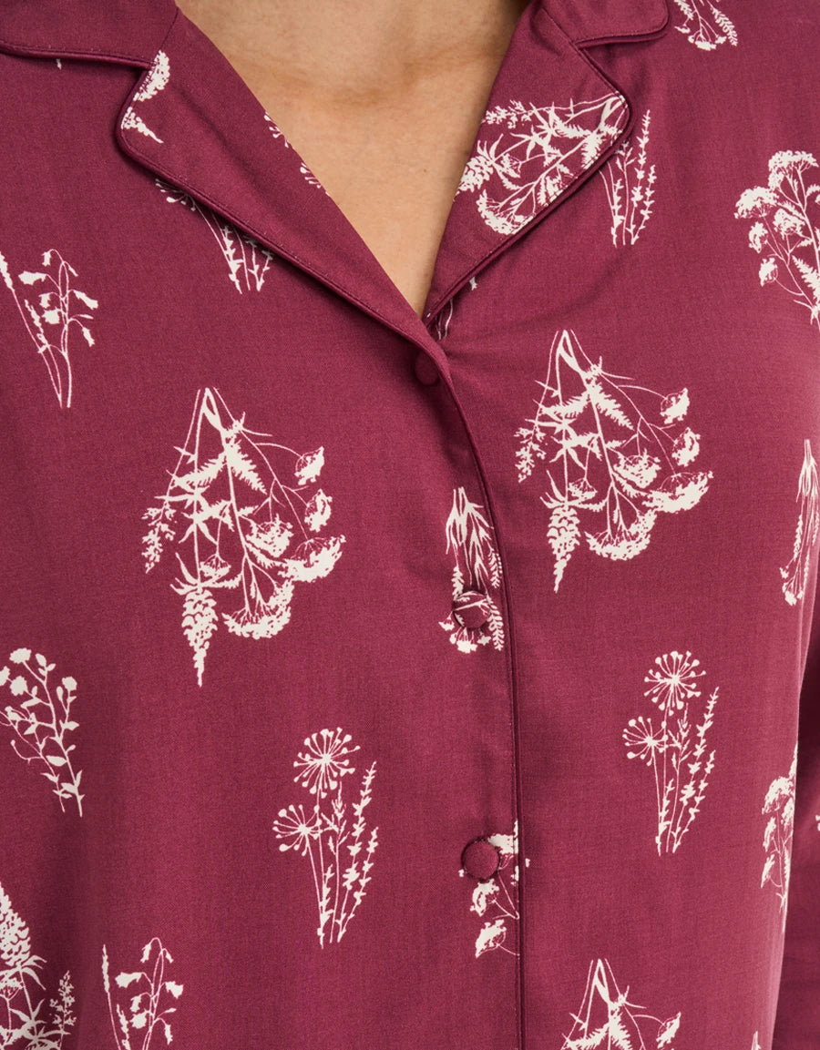 Floral Print Pajama Set