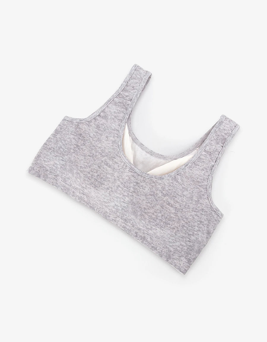 3-Pack Microfiber Crop Top Bra