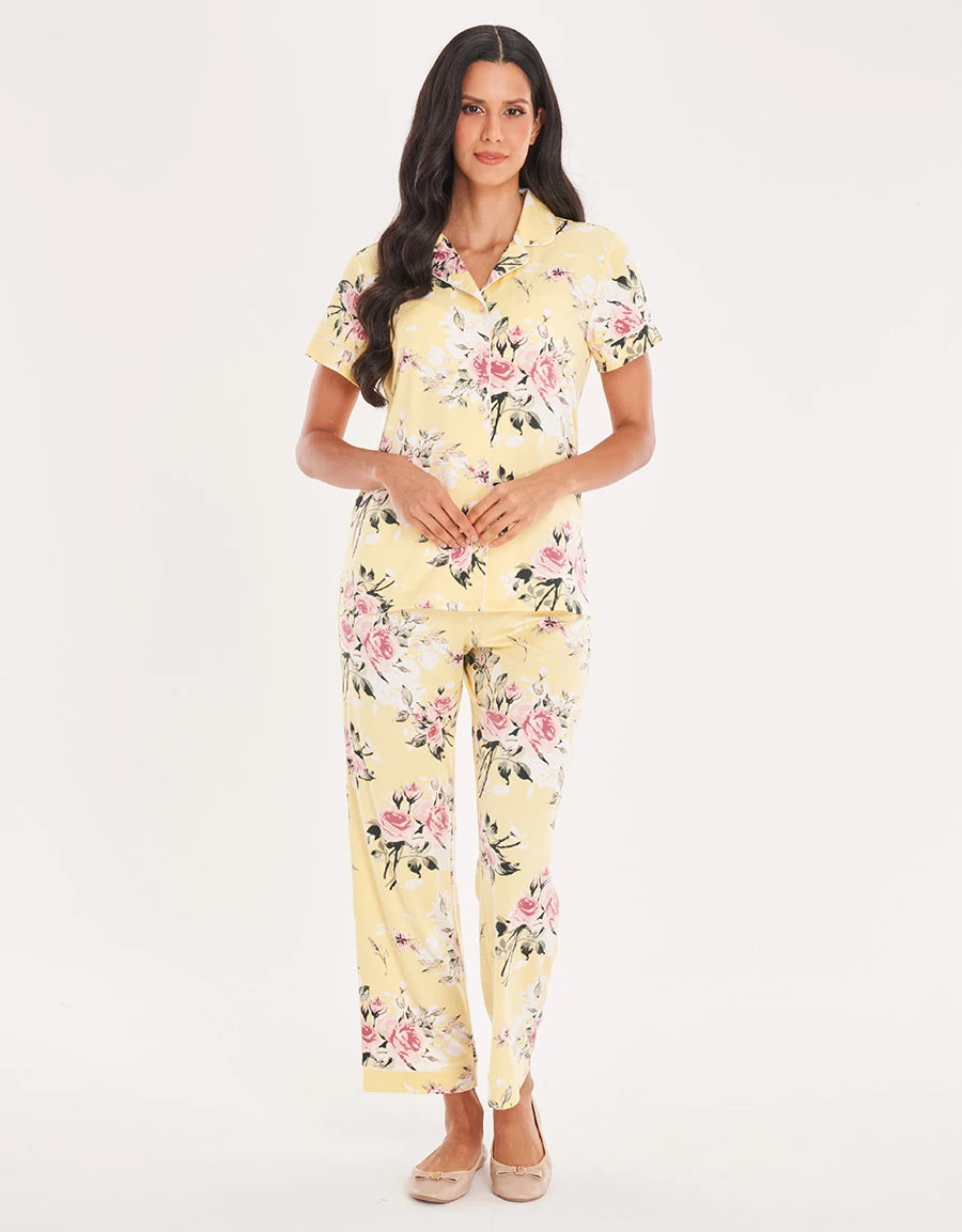 Floral Print Pajama Set