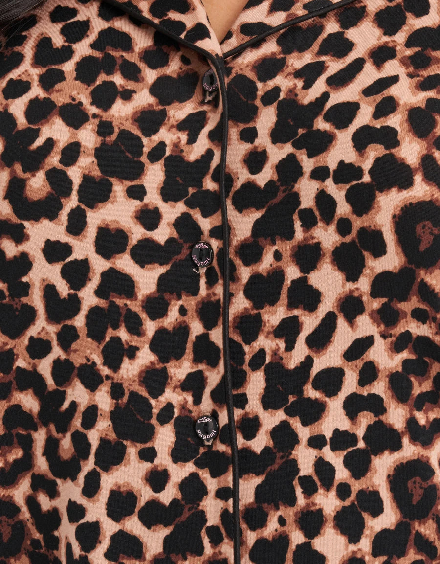 Leopard Print Pajama Set