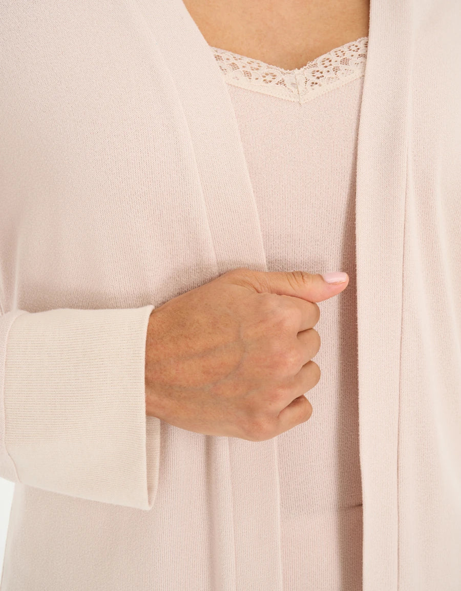 3-Piece Lace-Trim Pajama Set