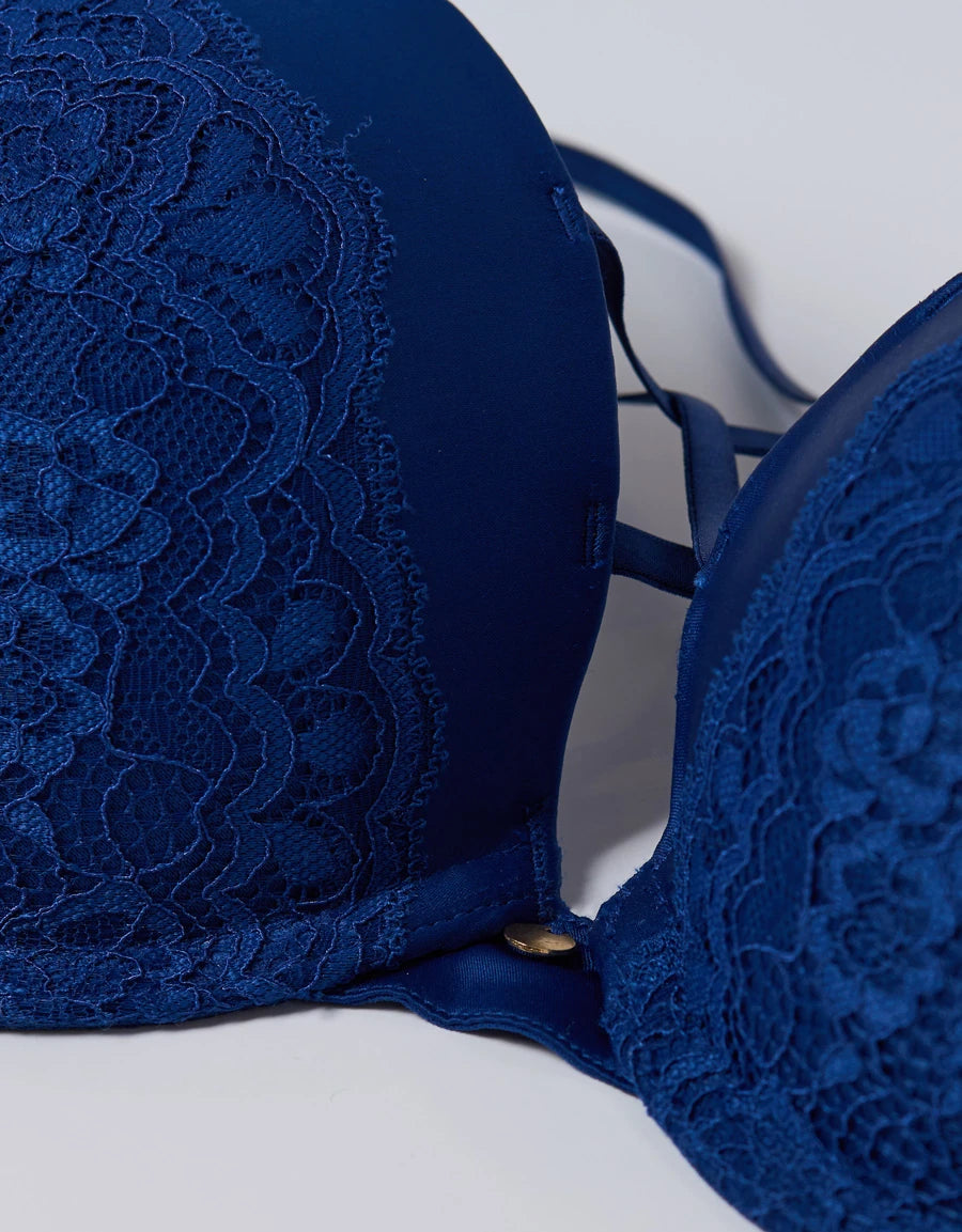 Lace Double Push-Up Plunge Bra