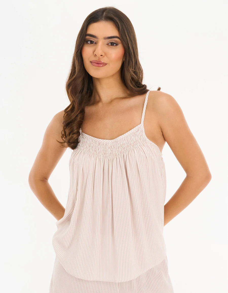 Striped Short Pajama Set