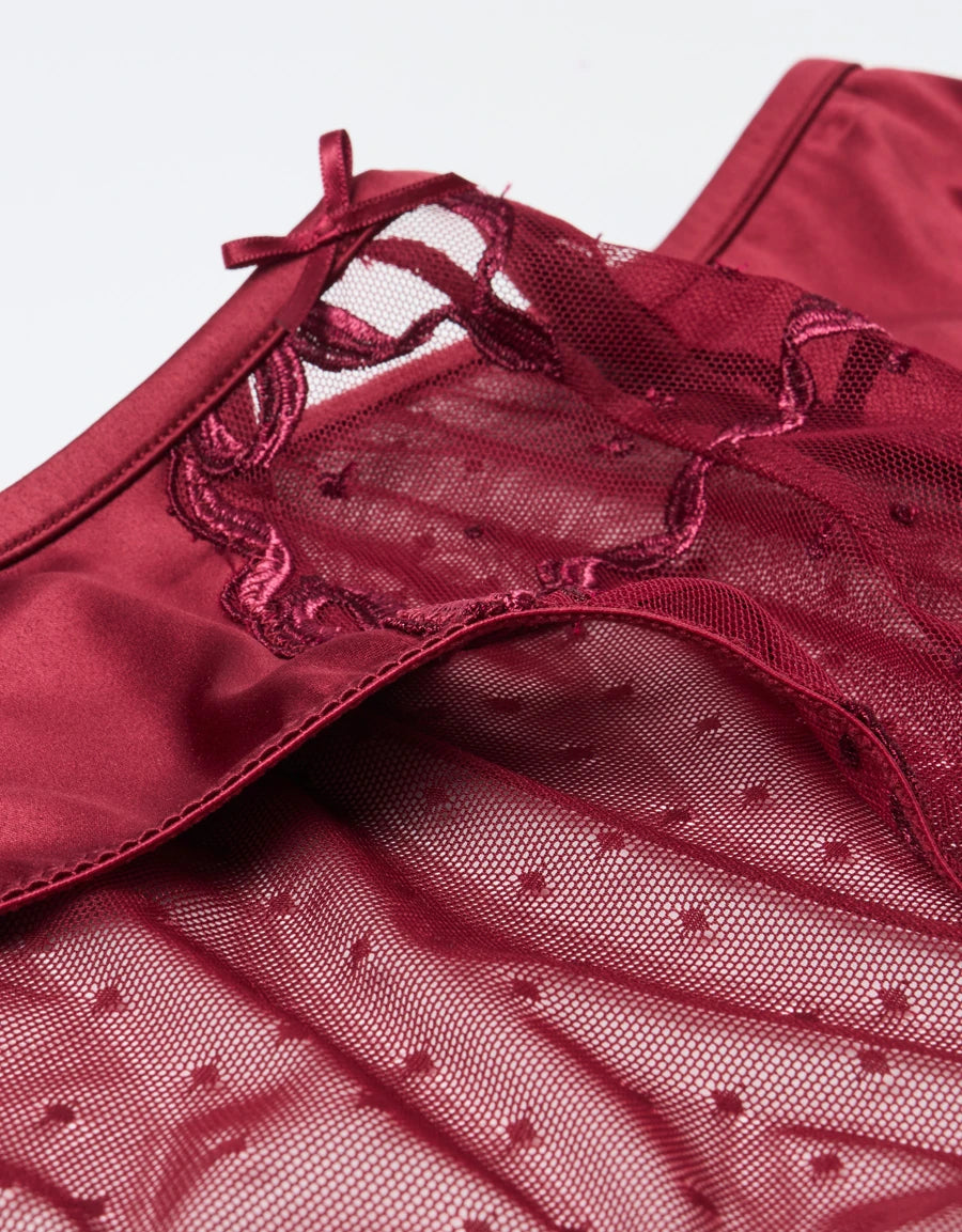 Embroidered Bikini Panty