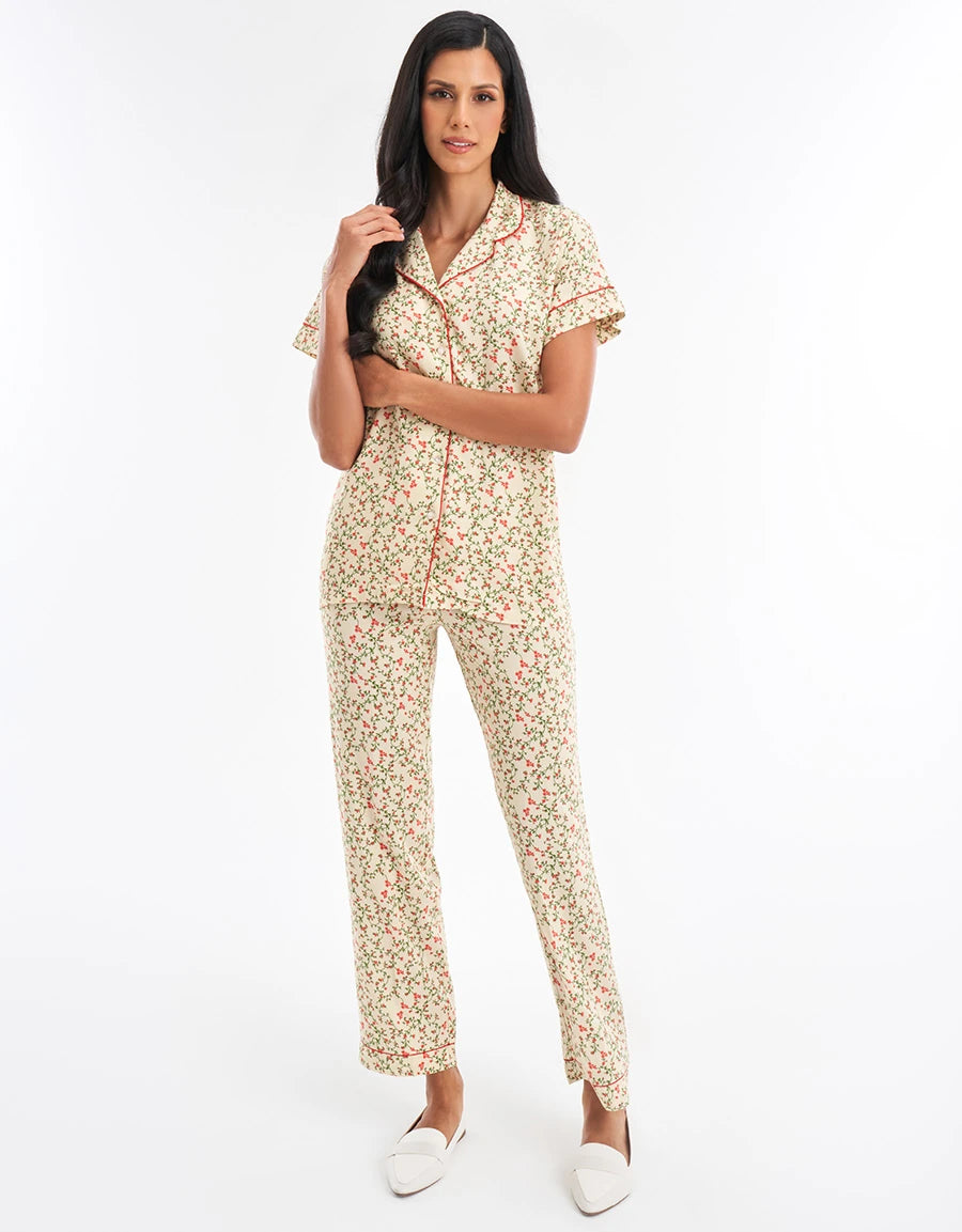Floral Print Pajama Set