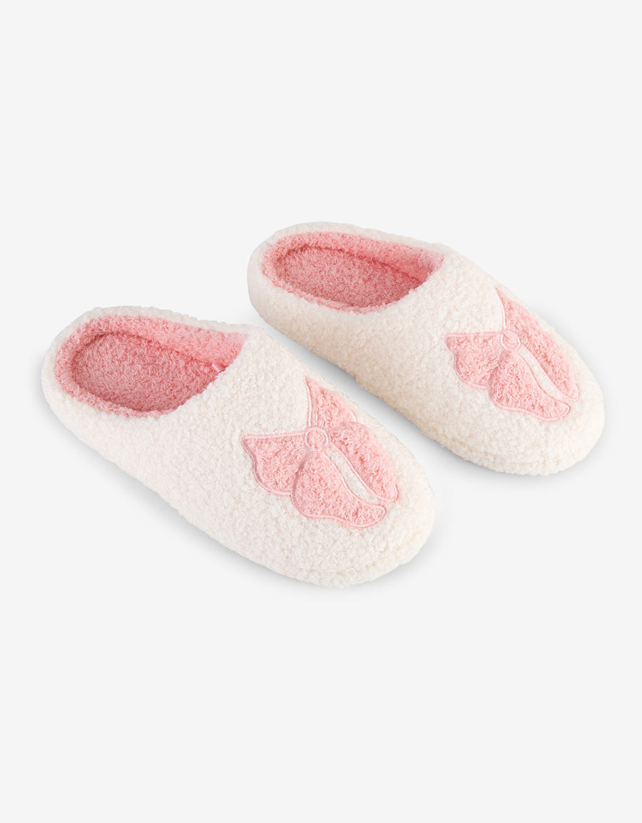 Faux Fur Close Toe Slipper
