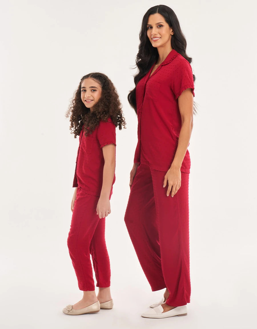 Dobby Pajama Set