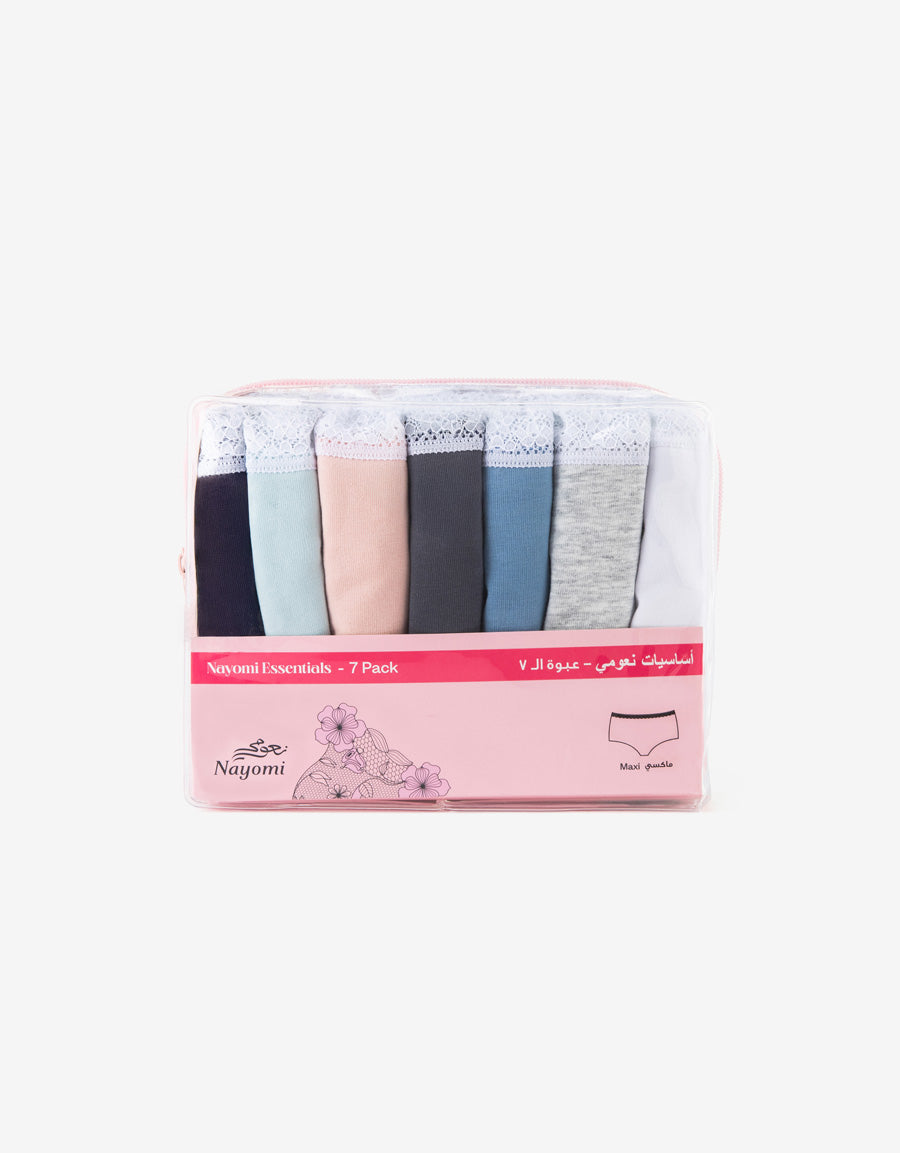 7-Pack Cotton Maxi Panties