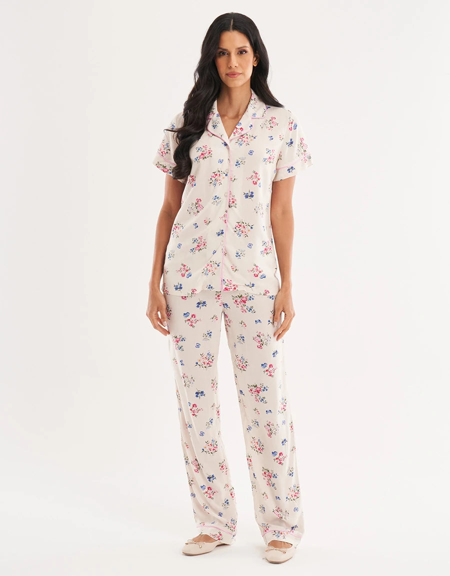 Floral Print Pajama Set