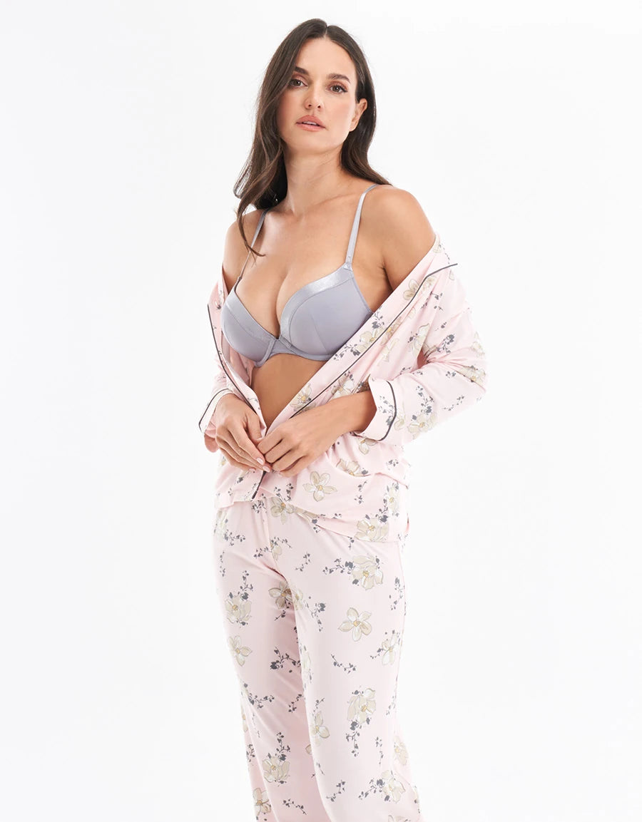 Floral Print Pajama Set